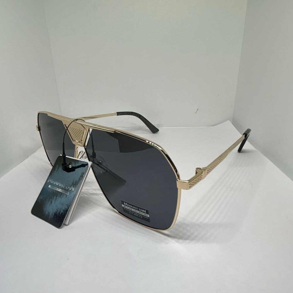 Manhattan Style Collection Shield Aviator Sunglasses UV400 – New